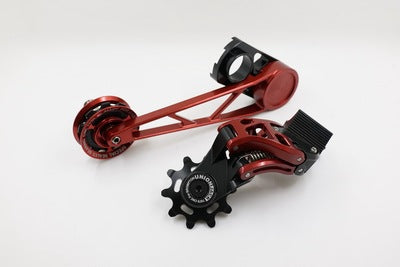 Union Jack 7 Speed Derailleur + Tensioner set for Brompton Bicycle A/C/E Line