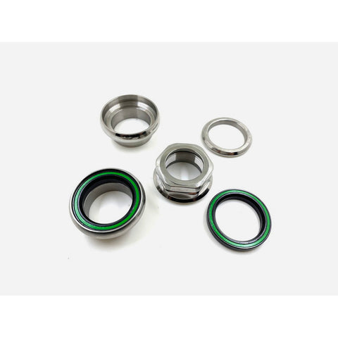 Union Jack Titanium / Aluminum 1-1/8 34mm Threaded Headset for Brompton Bicycle