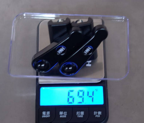 H&H ID2 Lightweight Hinge Clamp Plate and Lever Set for Brompton Bicycle