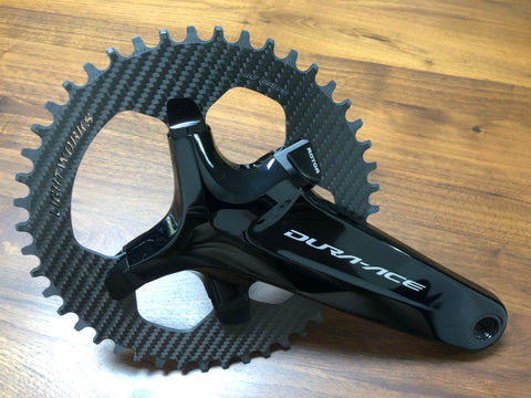 Lightworks Carbon Bicycle Chainring for Shimano Dura Ace 9100