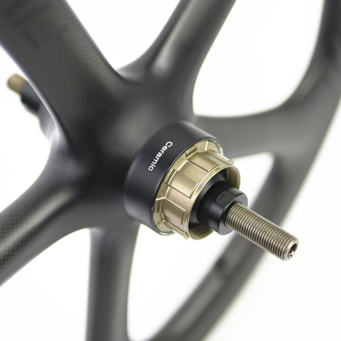 SMC FIVE 16" 349 5 Spokes Carbon Wheelset for Brompton Bicycle