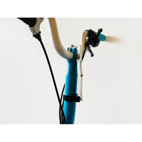 Union Jack Aluminium CNC Water Bottle Cage Stem Adaptor for Brompton Bicycle