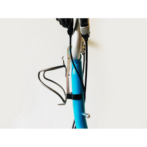 Union Jack Aluminium CNC Water Bottle Cage Stem Adaptor for Brompton Bicycle