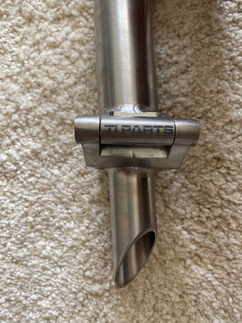 Ti Parts Workshop Titanium Stem for Brompton Bicycle