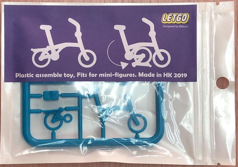 Letgo Brompton Bicycle for Lego Minifigures
