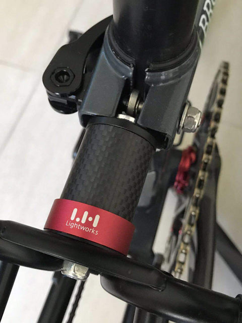 Lightworks 24g Lightweight CNC Carbon Suspension Block for Brompton Bicycle