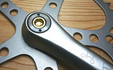 Ti Parts Workshop Titanium Crank Bolt Set for Brompton Bicycle