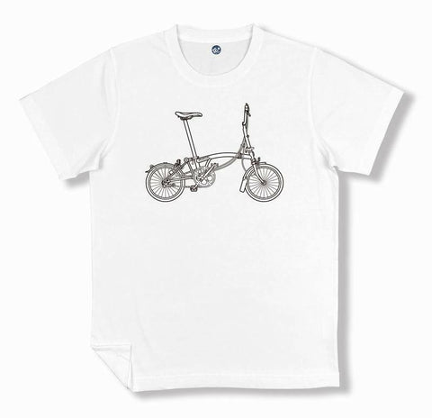 F+ Brompton Bicycle Bicycle T-Shirt Folding Bike