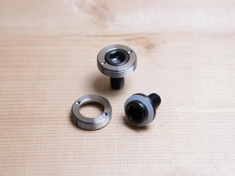 Ti Parts Workshop Titanium Crank Bolt Set for Brompton Bicycle