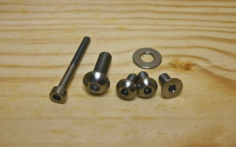 Ti Parts Workshop 2/6 Speed Shifting Pusher Ti Bolt Set for Brompton Bicycle