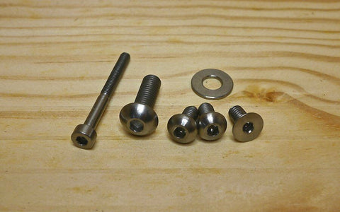 Ti Parts Workshop 2/6 Speed Shifting Pusher Titanium Bolt Set for Brompton Bicycle