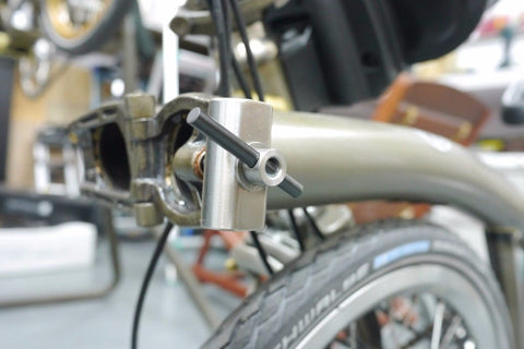 Ti Parts Workshop Carbon/Titanium Hinge Clamp Lever for Brompton Bicycle