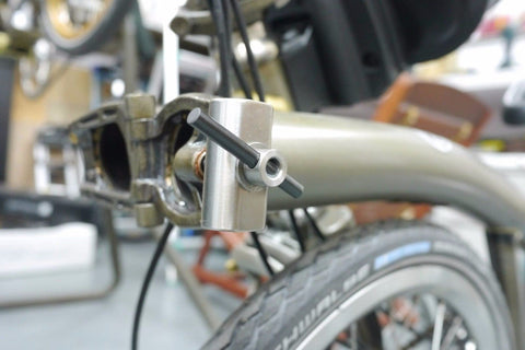 Ti Parts Workshop Carbon + Titanium Hinge Clamp Lever for Brompton Bicycle