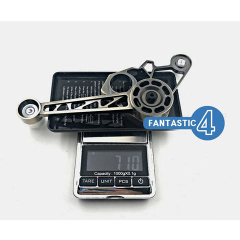 F+ CNC Raw Lacquer Tensioner for Brompton Bicycle