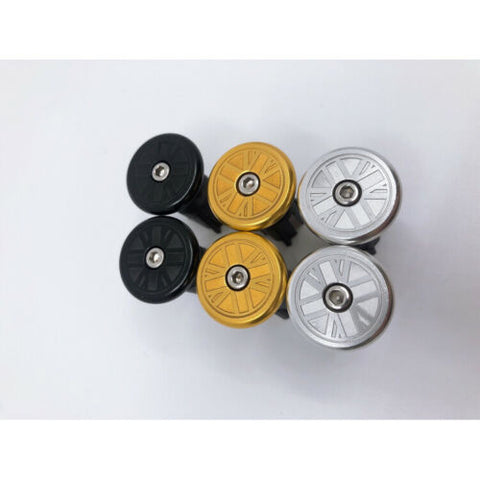 F+ Union Jack Aluminum Handlebar End Plug for Brompton Bicycle