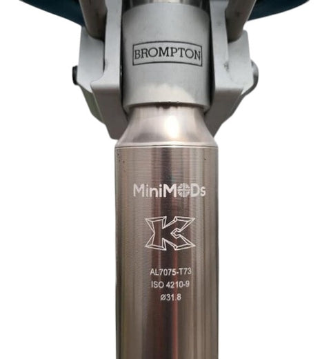 MiniMods x KCNC Groovy Anti-Slip Aluminum Seatpost for Brompton Bicycle