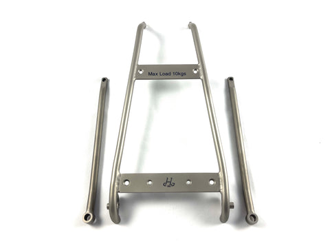 H&H Titanium Rear Rack for Brompton Bicycle P/T Line
