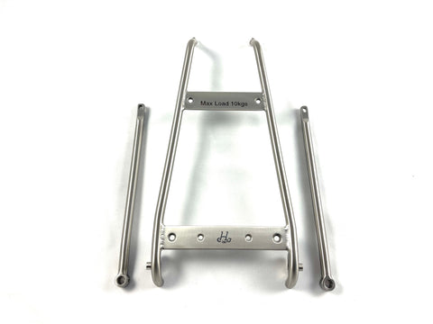 H&H Titanium Rear Rack for Brompton Bicycle P/T Line