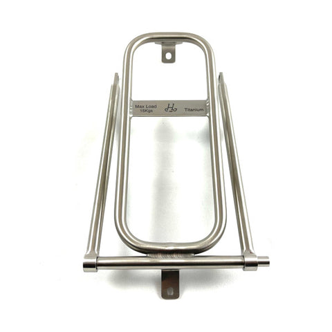 H&H Titanium Rear Rack for Brompton Bicycle A/C Line