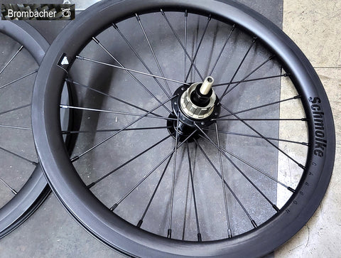 Pre-Order Schmolke×Brombacher 16" 349 Wheelset for Brompton Bicycle