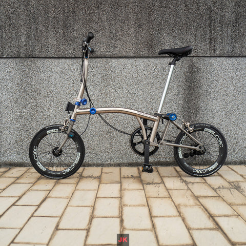 Joseph Kuosac 2023 25.4 x 600mm Mid-Riser Handlebar for Brompton Bicycle
