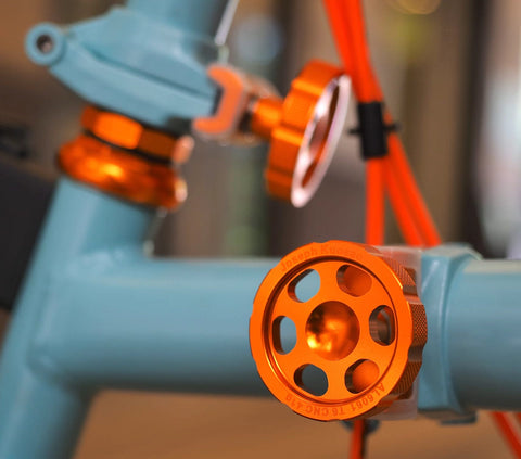 Joseph Kuosac Ergonomic Knob Lever + Hing Clamp Set for Brompton Bicycle