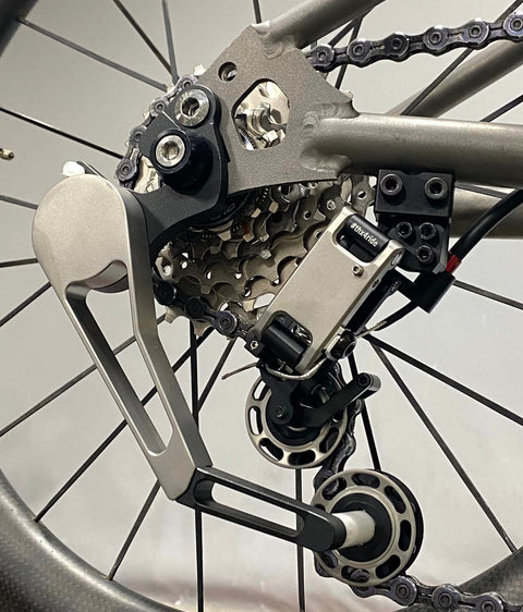 Thx4ride 2024 Titanium Derailleur + Tensioner Kit for Brompton Bicycle