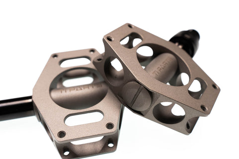 Ti Parts Workshop CNC Titanium Pedals for Brompton Bicycle