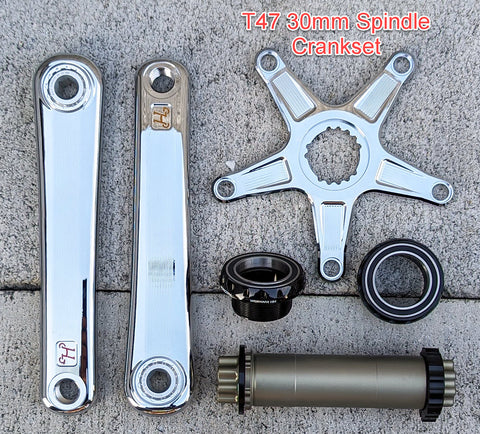 H&H T47 Crankset for Brompton Bicycle