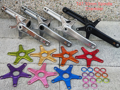 H&H T47 Crankset for Brompton Bicycle