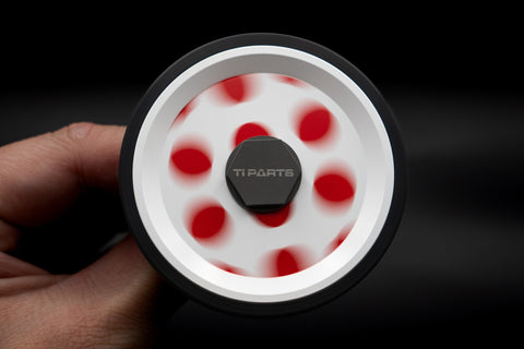 Ti Parts Workshop KOM Edition 66mm Easy Wheels & Stem Catcher⁣ for Brompton Bicycle