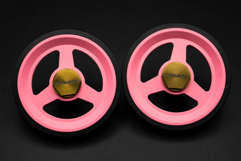 Limited Edition Ti Parts Workshop Pink Cerakote Series for Brompton Bicycle