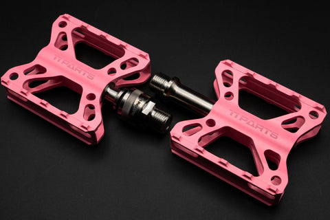 Limited Edition Ti Parts Workshop Pink Cerakote Series for Brompton Bicycle