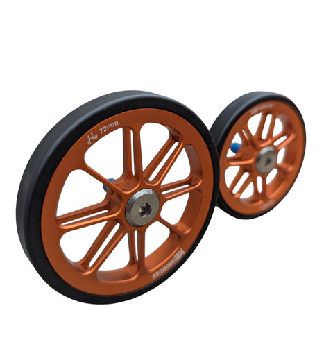 H&H 62mm/72mm Lemon Easy Wheels for Brompton Bicycle