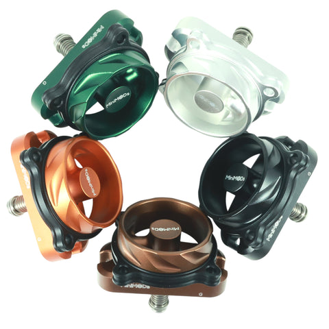 MiniMODs Single Spoke Hinge Clamp Knob + Plate Set for Brompton Bicycle