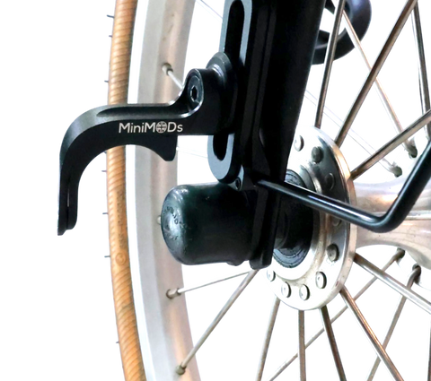MiniMODs Dual Tone Adjustable Front Axle Hook for Brompton Bicycle