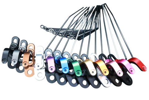 MiniMODs Dual Tone Adjustable Front Axle Hook for Brompton Bicycle