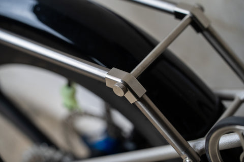 Ti parts Workshop Titanium Rear Rack for Brompton Bicycle G Line