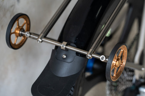 Ti parts Workshop Titanium Rear Rack for Brompton Bicycle G Line