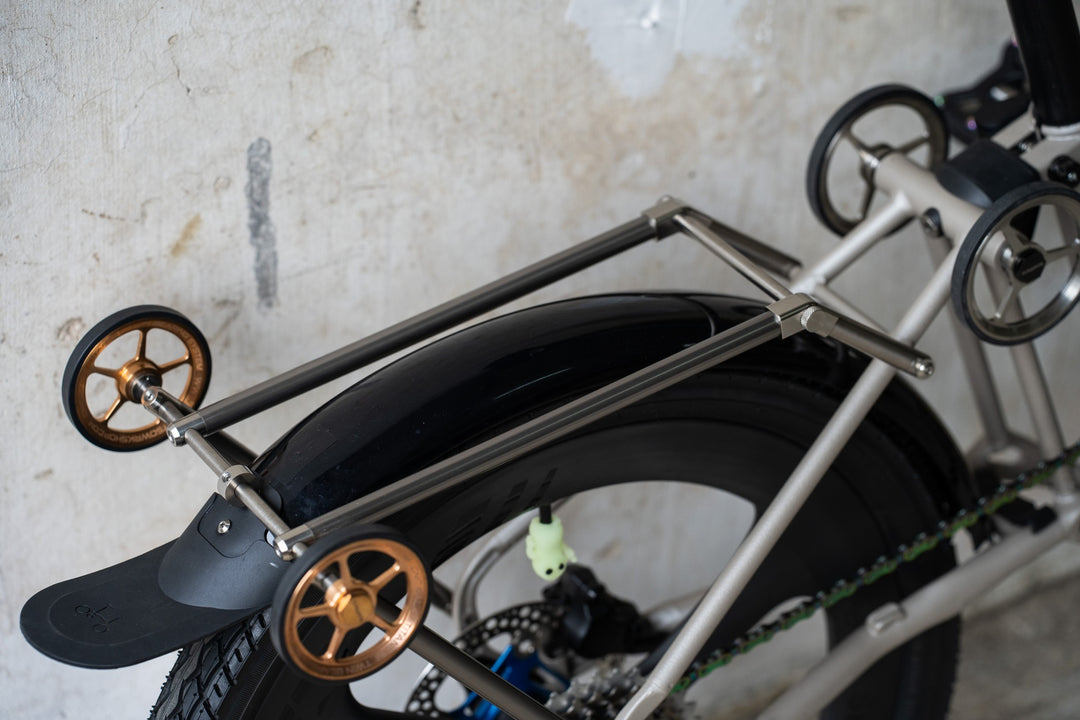 Ti parts Workshop Titanium Rear Rack for Brompton Bicycle G Line ...