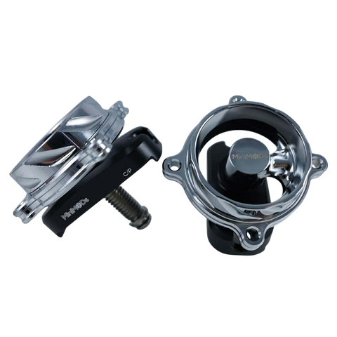 MiniMODs Single Spoke Hinge Clamp Knob + Plate Set for Brompton Bicycle