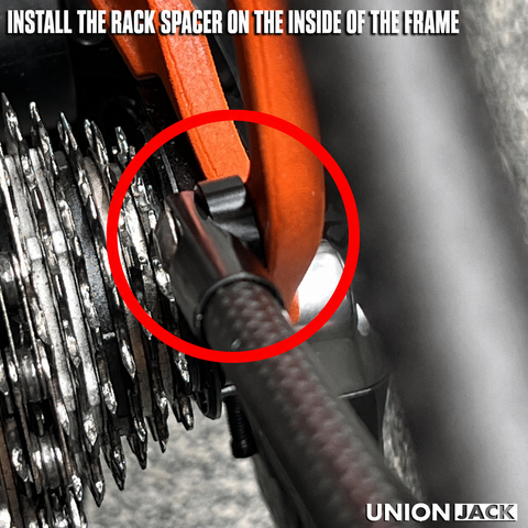 Union Jack Carbon+Titanium Rear Rack for Brompton Bicycle G Line