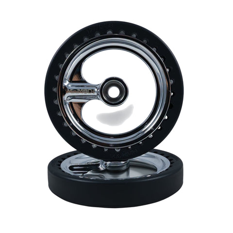 MiniMODs Premium Colour 66/70mm Single Spoke Easy Wheels for Brompton Bicycle
