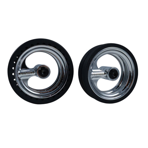 MiniMODs Premium Colour 66/70mm Single Spoke Easy Wheels for Brompton Bicycle