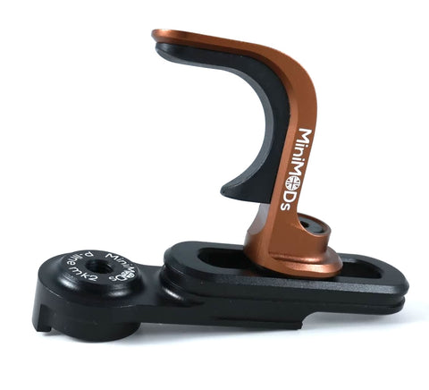 MiniMODs Dual Tone Adjustable Front Axle Hook for Brompton Bicycle P Line Mk2