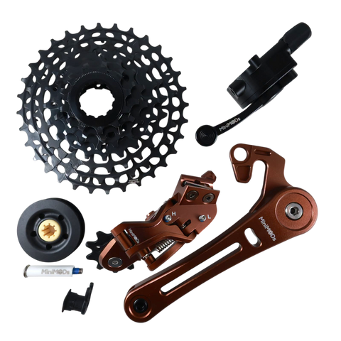 MiniMODs 7 Speed Upgrade Kit for Brompton Bicycle P/T Line