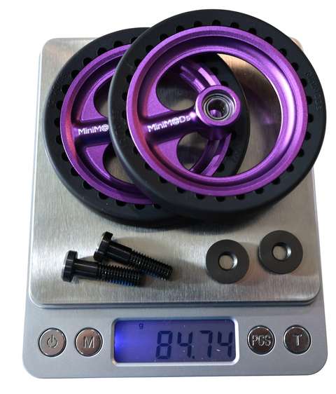 MiniMODs 66/70mm Single Spoke Easy Wheels for Brompton Bicycle