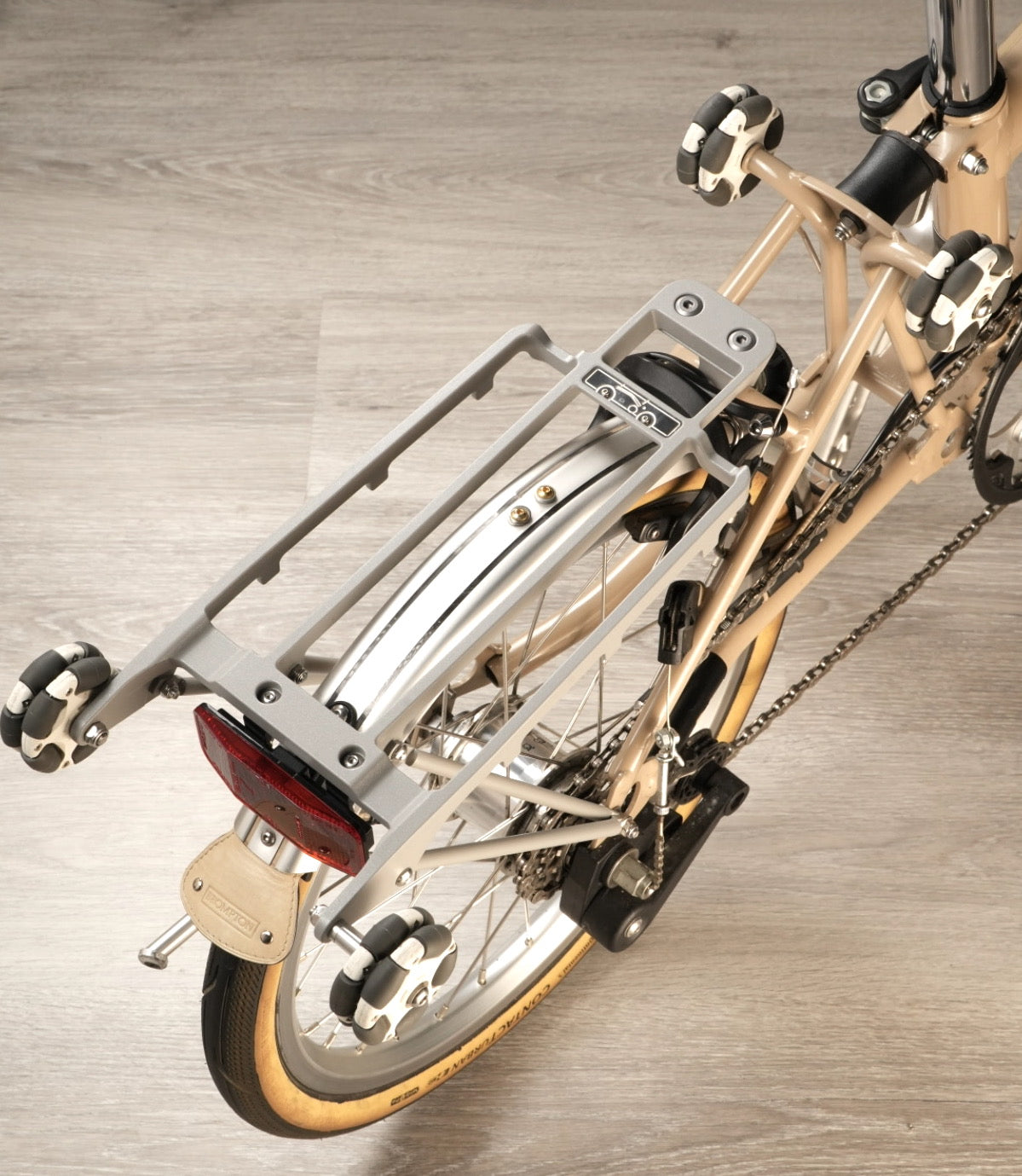 DJCRAWLER Ultralight Magnesium Alloy Rear Rack for Brompton Bicycle ...