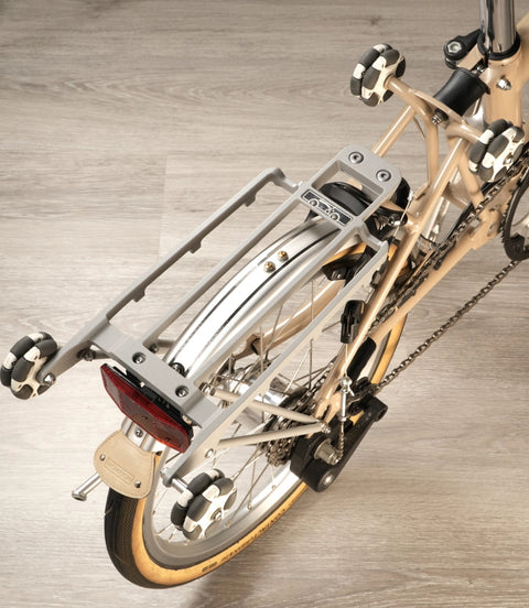 DJCRAWLER Ultralight Magnesium Alloy Rear Rack for Brompton Bicycle