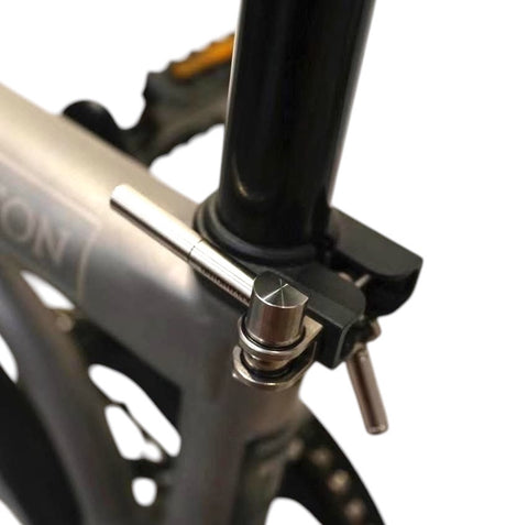 Union Jack Titanium Seatpost Clamp for Brompton Bicycle